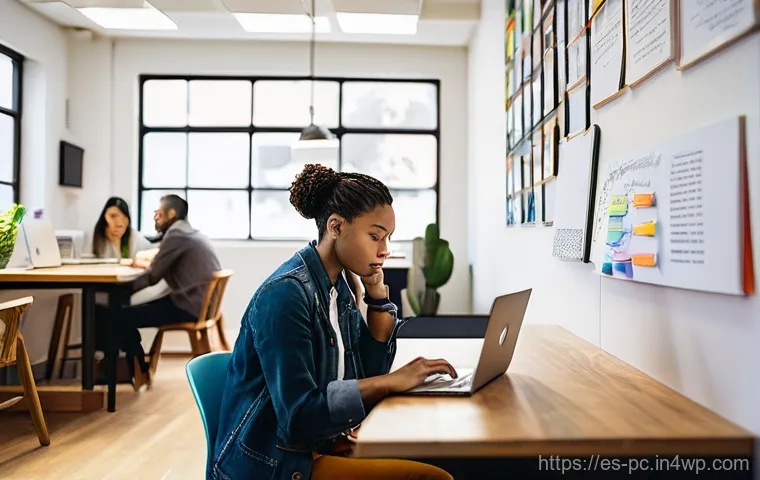 코워킹 스페이스의 고객 세분화 전략 - **Prompt:** A vibrant and modern coworking space bustling with diverse creative professionals. In th...