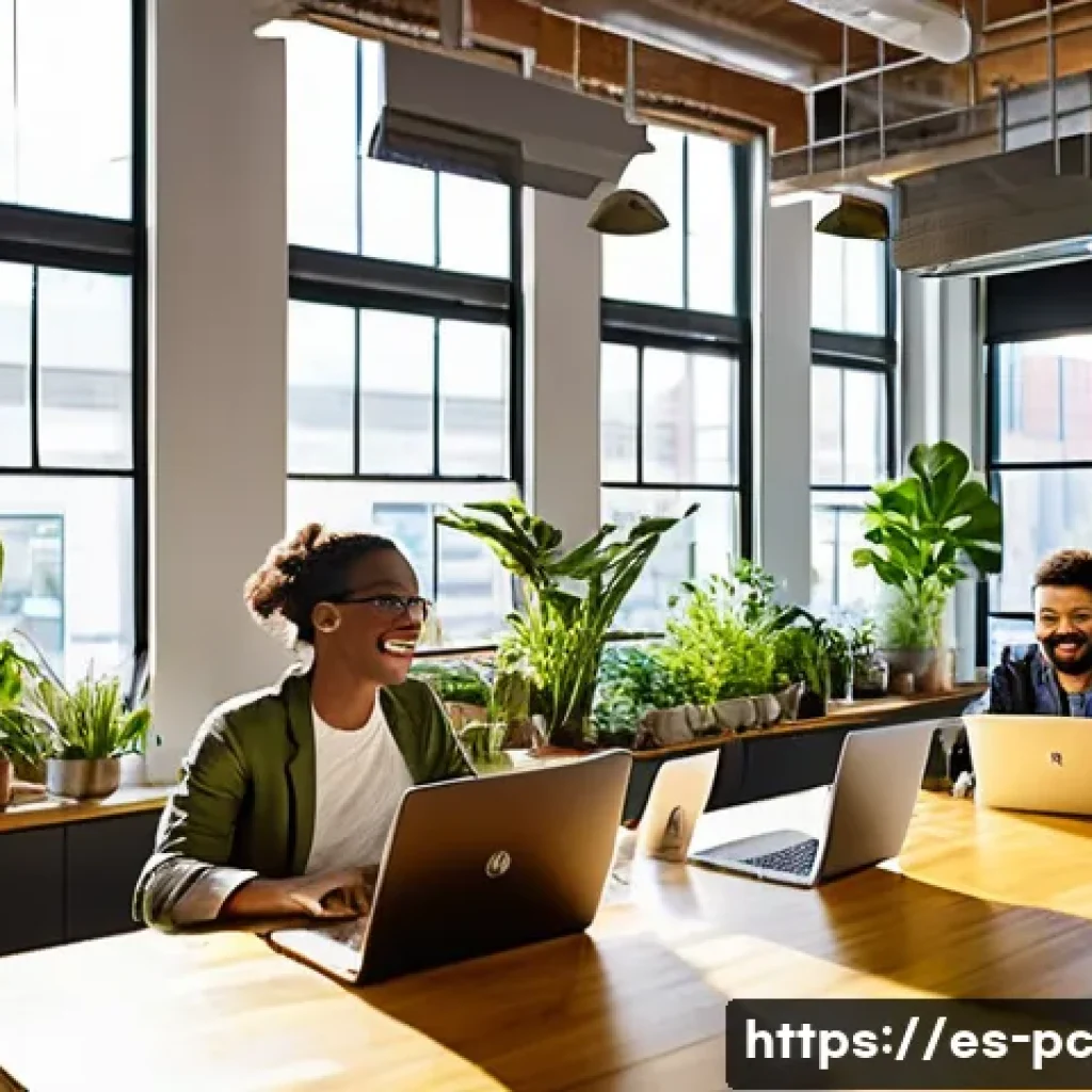 코워킹 스페이스의 혁신적인 비즈니스 모델 - **Prompt 1: Vibrant Coworking Community & Collaboration**
"A bright, dynamic, and modern coworki...